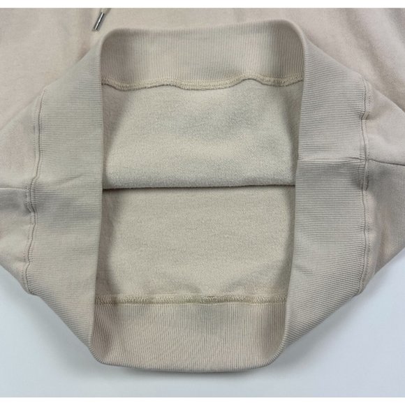 True Religion Patch Hit Hoodie Mens Large Beige Pullover Hooded Sweatshirt - Picture 6 of 12